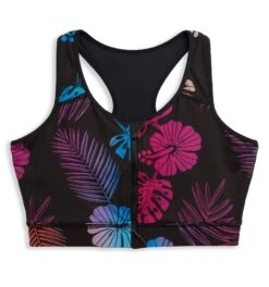 Swim Racerback Zip Compression Top - Tropadelic(Swim Racerback Zip Top Tropadelic) -tomboyx Sales 2337250011 Swim Tropadelic Racerback Zip Top 1