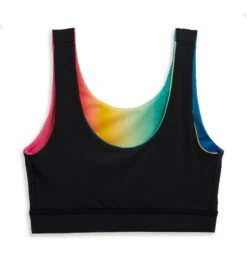 Swim Reversible Sport Top - Melting Rainbow(Swim Reversible Sport Top Melting Rainbow) -tomboyx Sales 2337270011 Swim Melting Rainbow Reversible Sport Top 2