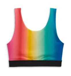 Swim Reversible Sport Top - Melting Rainbow(Swim Reversible Sport Top Melting Rainbow) -tomboyx Sales 2337270011 Swim Melting Rainbow Reversible Sport Top 3