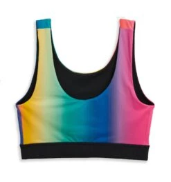 Swim Reversible Sport Top - Melting Rainbow(Swim Reversible Sport Top Melting Rainbow) -tomboyx Sales 2337270011 Swim Melting Rainbow Reversible Sport Top 4