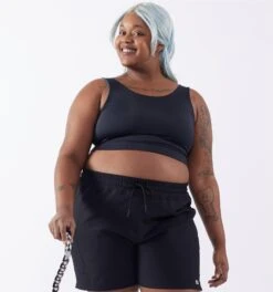 Swim Reversible Sport Top - Melting Rainbow(Swim Reversible Sport Top Melting Rainbow) -tomboyx Sales 2337270011 Swim Melting Rainbow Reversible Sport Top On Fig 1