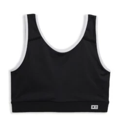 Swim Compression Sport Top - Black Novelty(Swim Sport Top Black Novelty) -tomboyx Sales 2337280001 Swim Black Novelty Sport Top 1