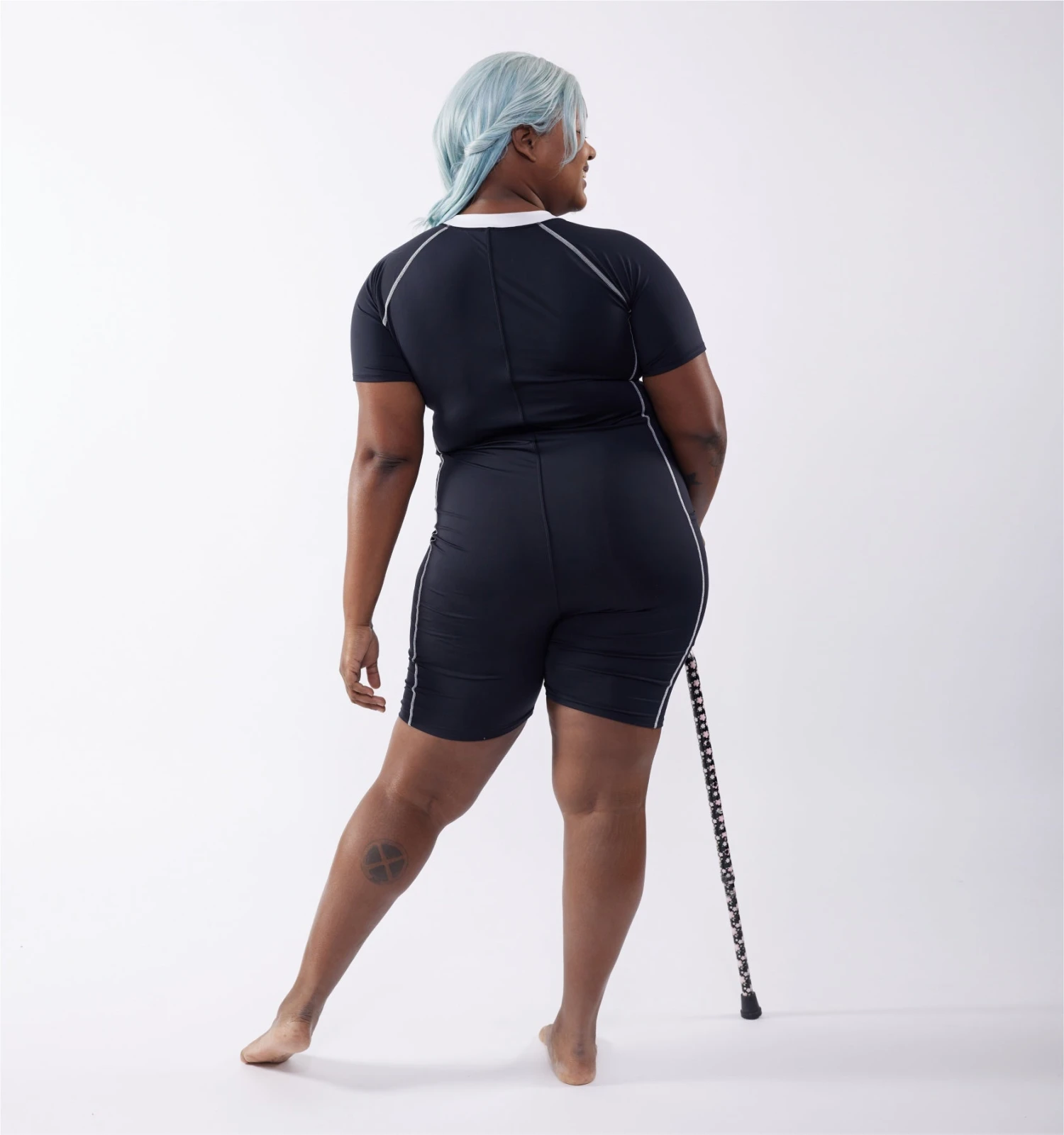 Swim 6" Unisuit - Black Novelty(Swim 6 Unisuit Black Novelty) 3 Swim 6" Unisuit - Black Novelty(Swim 6 Unisuit Black Novelty) - Image 3