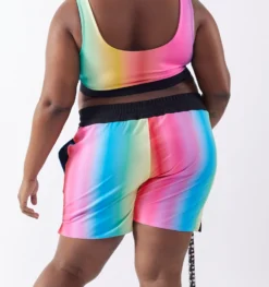 Swim 5" Reversible Board Short - Melting Rainbow(Swim 7 Reversible Board Short Melting Rainbow) 11 Swim 5" Reversible Board Short - Melting Rainbow(Swim 7 Reversible Board Short Melting Rainbow) -tomboyx Sales 2346310001 Swim Melting Rainbow Reversible 7in Board Short On Fig 4