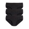 Iconic Briefs 3-Pack- X= Black(Iconic Briefs 3 Pack X Black)