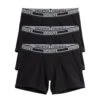 4.5" Trunks 3-Pack - Cotton Black Logo(4 5 Trunks 3 Pack Cotton Black Logo)