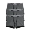 4.5" Trunks 3-Pack - Cotton Charcoal Logo(4 5 Trunks 3 Pack Cotton Charcoal Logo)