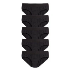 Iconic Briefs 5-Pack - X= Black(Iconic Briefs 5 Pack X Black)