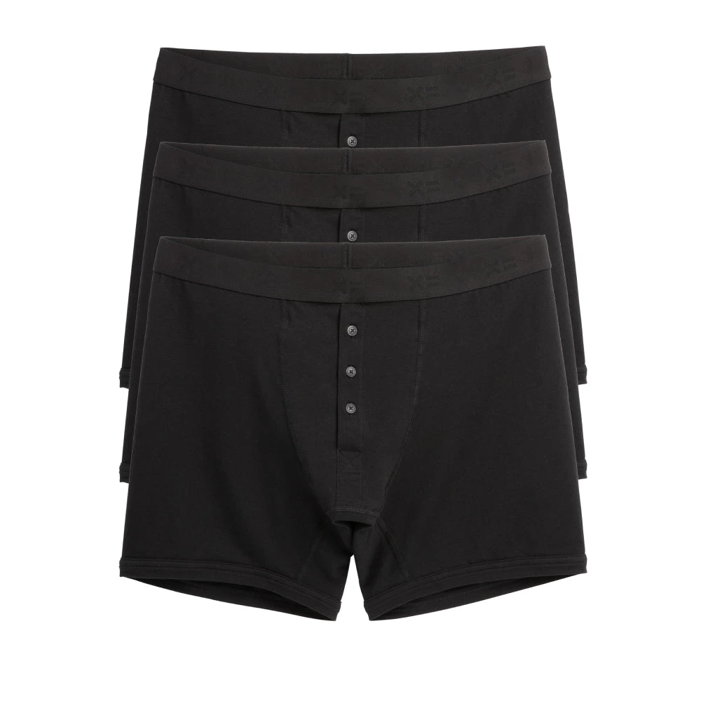 6" Fly Packing Boxer Briefs 3-Pack - X= Black(6 Fly Packing Boxer Briefs 3 Pack X Black) 1 6" Fly Packing Boxer Briefs 3-Pack - X= Black(6 Fly Packing Boxer Briefs 3 Pack X Black)