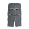 9" Boxer Briefs 3-Pack - Cotton Charcoal Logo(9 Boxer Briefs 3 Pack Cotton Charcoal Logo)