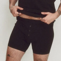 6" Fly Packing Boxer Briefs - X= Black(6 Fly Packing Boxer Black)