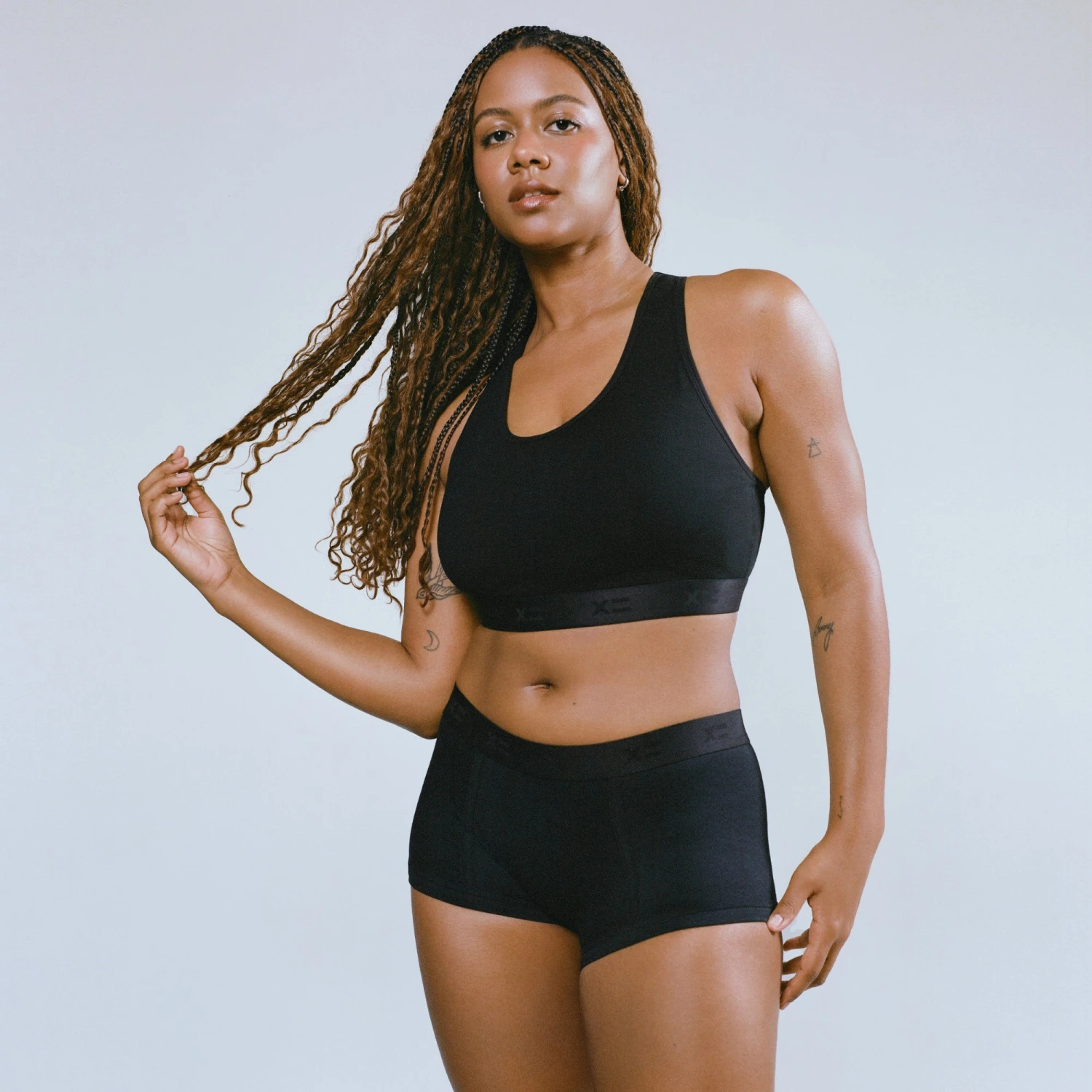 Racerback Soft Bra - X= Black(Racerback Soft Bra X Black) 1 Racerback Soft Bra - X= Black(Racerback Soft Bra X Black)