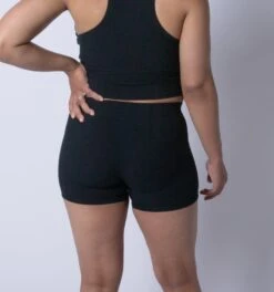 Bamboo Rib 4.5" Trunks - Black(Bamboo Rib 4 5 Trunks Black) -tomboyx Sales Black Bamboo Rib 4.5in TrunksOF2