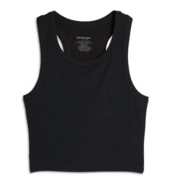 Bamboo Rib Bra Top - Black(Bamboo Rib Bra Top Black) -tomboyx Sales Black Bamboo Rib Bra Top 1