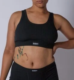 Bamboo Rib Essentials Soft Bra - Black(Bamboo Rib Essentials Soft Bra Black)