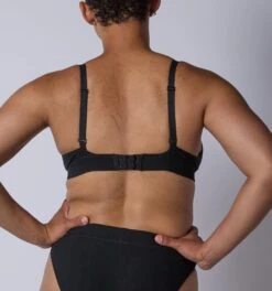 Bamboo Rib Plunge Bra - Black(Bamboo Rib Plunge Bra Black) -tomboyx Sales Black Bamboo Rib Plunge BraOF2