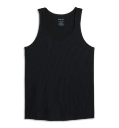 Bamboo Rib Power Tank - Black(Bamboo Rib Power Tank Black) -tomboyx Sales Black Bamboo Rib Power Tank 1