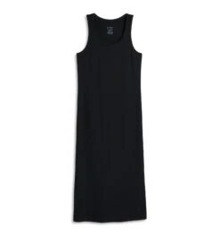 Bamboo Rib Sleeveless Midi Dress - Black(Bamboo Rib Sleeveless Midi Dress Black) -tomboyx Sales Black Bamboo Rib Sleeveless Midi Dress 1