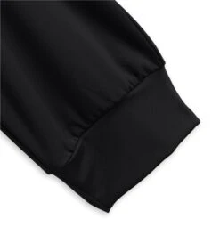 Cozy Luxe Full Zip Hoodie - Black(Cozy Luxe Full Zip Hoodie Black) -tomboyx Sales Black Cozy Luxe Fitted Jogger 3