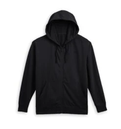 Cozy Luxe Full Zip Hoodie - Black(Cozy Luxe Full Zip Hoodie Black)
