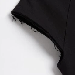 French Terry Cut Off Crew - Black(French Terry Cut Off Crew Black) -tomboyx Sales Black French Terry Cut Off Crew 3