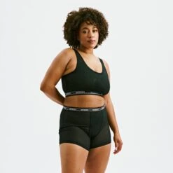 Powermesh 4.5" Trunks - Black(Powermesh 4 5 Trunks Black) -tomboyx Sales Black Powermesh 4.5in TrunksOF3