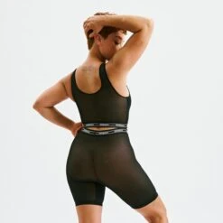 Powermesh 9" Boxer Briefs - Black(Powermesh 9 Boxer Briefs Black) -tomboyx Sales Black Powermesh 9in Boxer BriefOF4