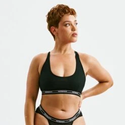 Powermesh Bralette - Black(Powermesh Bralette Black) -tomboyx Sales Black Powermesh BraletteOF3