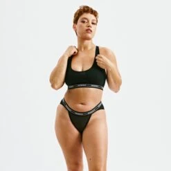 Powermesh Tanga - Black(Powermesh Tanga Black) -tomboyx Sales Black Powermesh TangaOF3