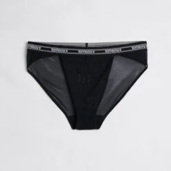 Powermesh Tanga - Black(Powermesh Tanga Black) -tomboyx Sales Black Powermesh Tanga 1