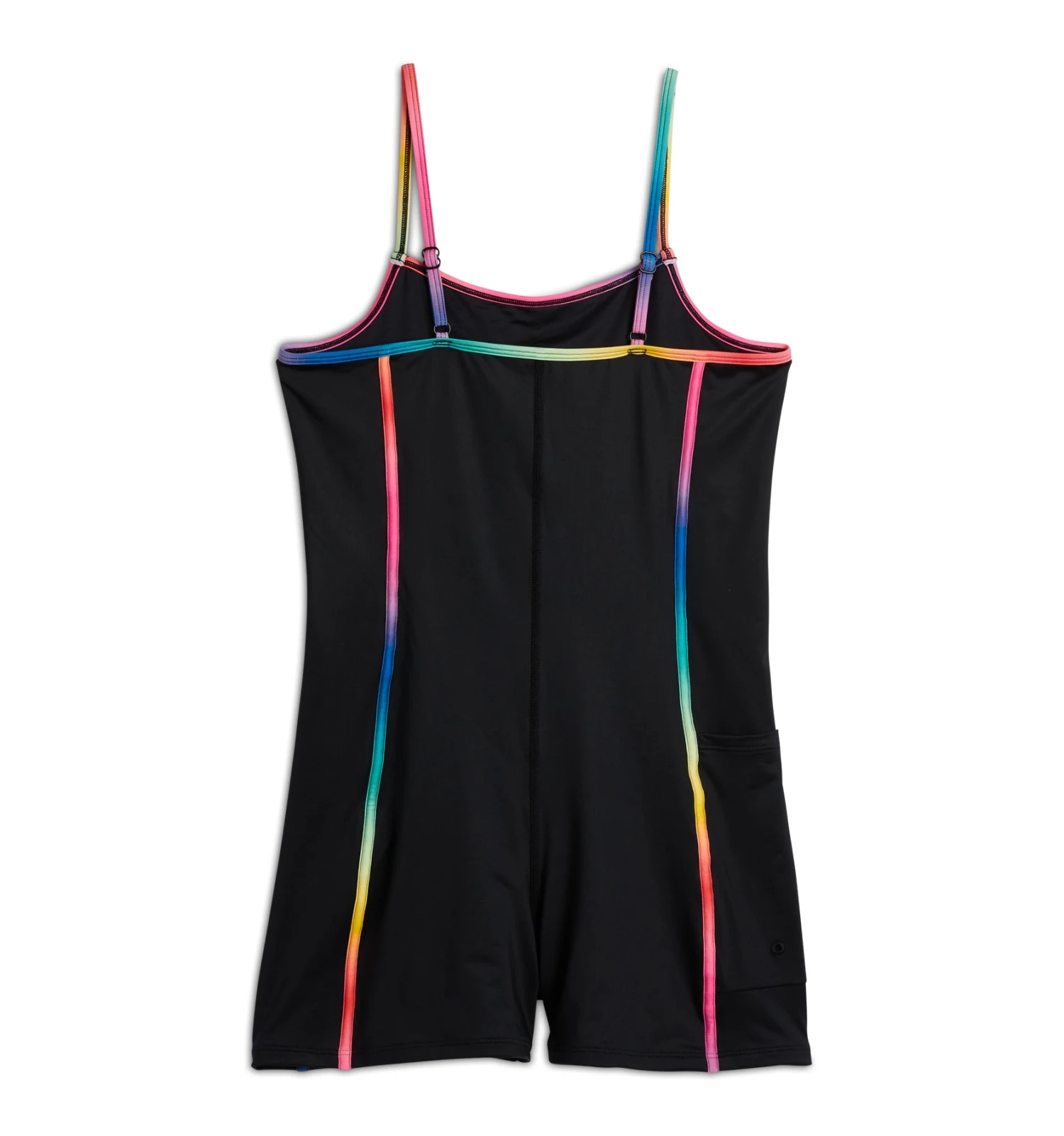 Swim 3.5" Skinny Strap Unisuit - Black Rainbow Ombre(Swim 3 5 Skinny Strap Unisuit Black Rainbow Ombre) 6 Swim 3.5" Skinny Strap Unisuit - Black Rainbow Ombre(Swim 3 5 Skinny Strap Unisuit Black Rainbow Ombre) - Image 6