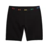 9" Boxer Briefs - Black X= Rainbow(9 Boxer Briefs Black X Rainbow)