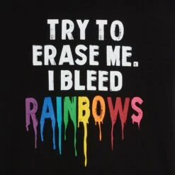 Tomboy Short Sleeve Tee - Bleed(Tomboy Short Sleeve Tee Bleed) -tomboyx Sales Bleed Rainbows Tomboy Tee 3