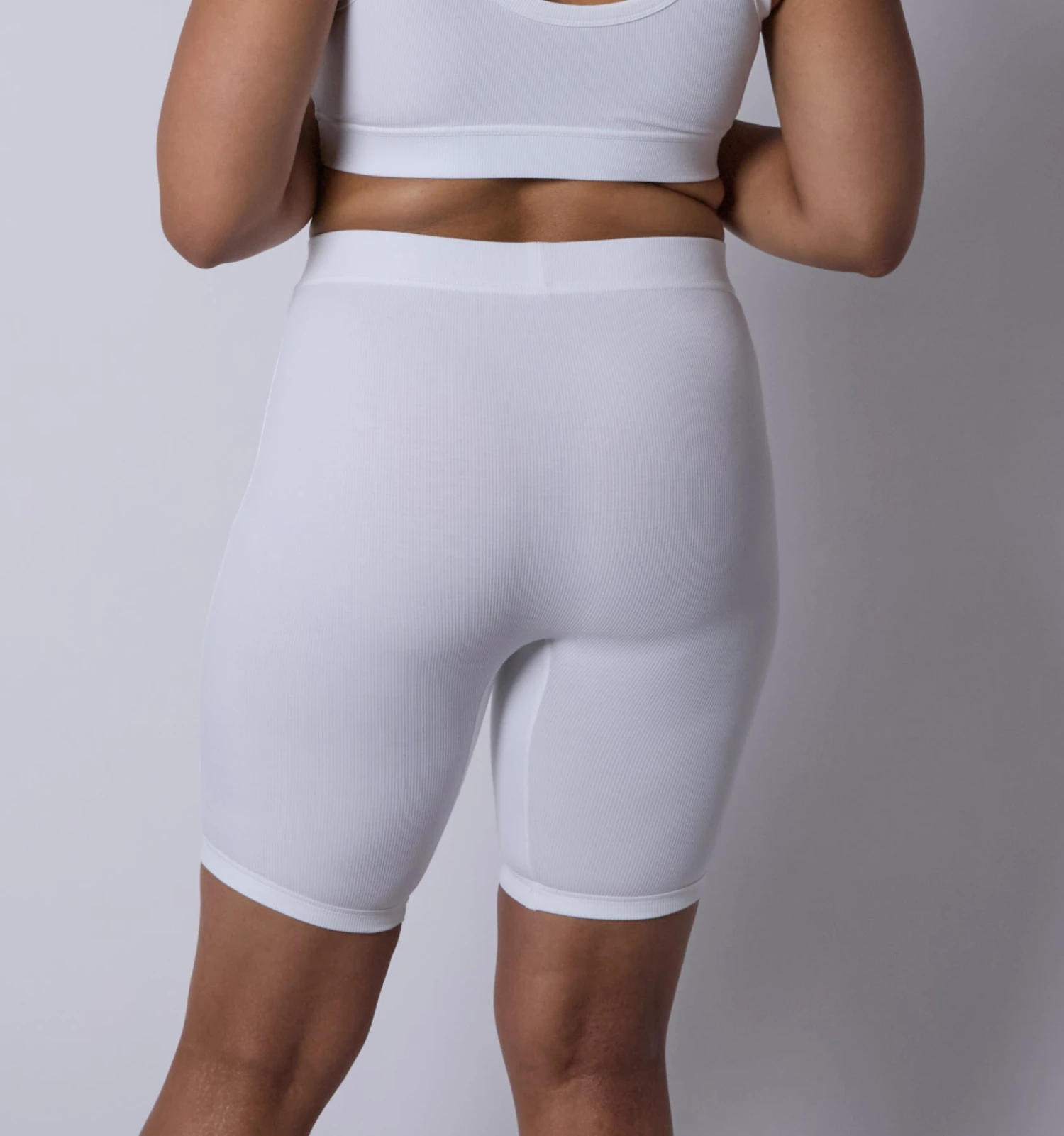 Bamboo Rib 9" Boxer Briefs - Bright White(Bamboo Rib 9 Boxer Briefs Bright White) 2 Bamboo Rib 9" Boxer Briefs - Bright White(Bamboo Rib 9 Boxer Briefs Bright White) - Image 2