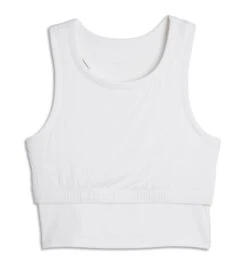 Bamboo Rib Bra Top - Bright White(Bamboo Rib Bra Top Bright White) -tomboyx Sales Bright White Bamboo Rib Bra Top 3