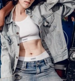 Bamboo Rib Essentials Soft Bra - Bright White(Bamboo Rib Essentials Soft Bra Bright White)