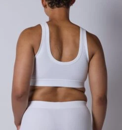 Bamboo Rib Essentials Soft Bra - Bright White(Bamboo Rib Essentials Soft Bra Bright White) -tomboyx Sales Bright White Bamboo Rib Essentials Soft BraOF2