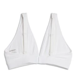 Bamboo Rib Plunge Bra - Bright White(Bamboo Rib Plunge Bra Bright White) -tomboyx Sales Bright White Bamboo Rib Plunge Bra 2