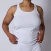 Bamboo Rib Power Tank - Bright White(Bamboo Rib Power Tank Bright White)