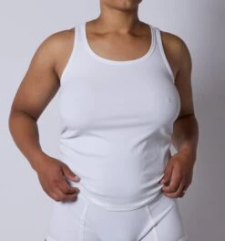 Bamboo Rib Power Tank - Bright White(Bamboo Rib Power Tank Bright White)