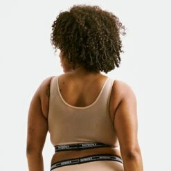 Powermesh Essential Bra - Chai(Powermesh Top Chai) -tomboyx Sales Chai Powermesh TopOF4