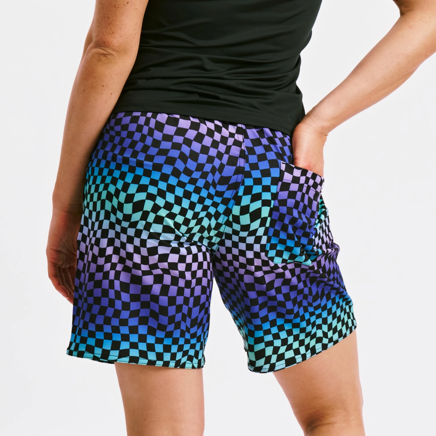 Swim 7" Heritage Board Shorts - Checker Chaos(Swim 7 Heritage Board Shorts Checker Chaos) - Image 2