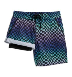 Swim 7" Heritage Board Shorts - Checker Chaos(Swim 7 Heritage Board Shorts Checker Chaos) -tomboyx Sales Checker Chaos Swim 7in Heritage Board Short 2