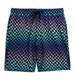 Swim 9" Lined Board Shorts - Checker Chaos(Swim 9 Lined Board Shorts Checker Chaos) -tomboyx Sales Checker Chaos Swim 9in Lined Board Short 1