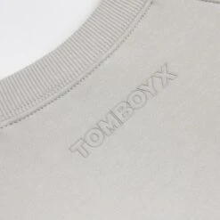 French Terry Cut Off Crew - Concrete Gray(French Terry Cut Off Crew Concrete Gray) -tomboyx Sales Concrete Gray French Terry Cut Off Crew 5