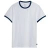 Cotton Ringer Tee - White(Cotton Ringer Tee White)