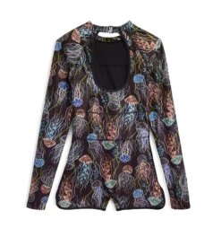 Swim 3" Shortie Long Sleeve Unisuit - Don't Be Jelly(Swim 3 Shortie Long Sleeve Unisuit Dont Be Jelly) 11 Swim 3" Shortie Long Sleeve Unisuit - Don't Be Jelly(Swim 3 Shortie Long Sleeve Unisuit Dont Be Jelly) -tomboyx Sales Dont Be jelly Swim 3in Shortie Unisuit 2