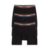 First Line Period 9" Boxer Briefs 3-Pack - Black Rainbow Logo(First Line Period 9 Boxer Briefs 3 Pack Black Rainbow Logo)