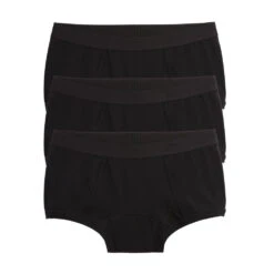 First Line Period Boy Shorts 3-Pack - X= Black(Copy Of Period Boy Shorts 3 Pack Black Rainbow)