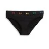 First Line Period Bikini - Black X= Rainbow(First Line Period Bikini Black X Rainbow)